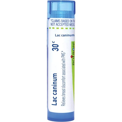 Boiron Lac Caninum 30C for Breast Discomfort Associated with PMS - 80 Pellets