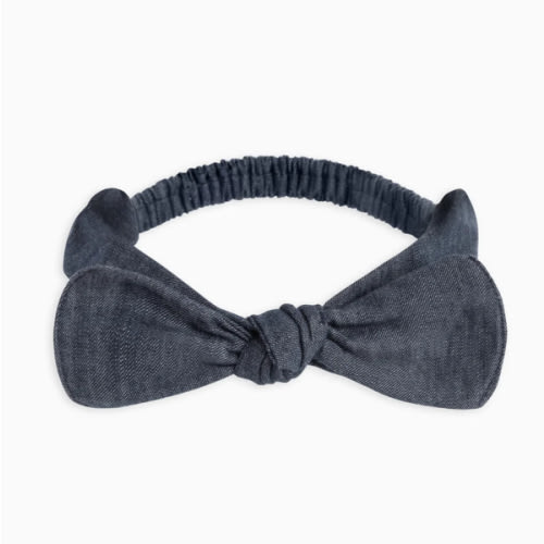 Chambray Bow Headband