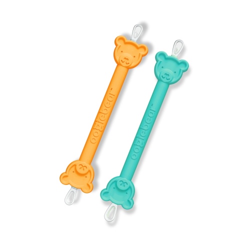 Oogiebear 2 Pack Booger and Ear Wax Picker with Case, Safe for Newborns
