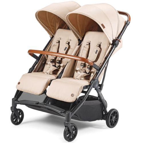 Bēbee Twin: Best Folding Double Stroller | Bombi Gear Sand