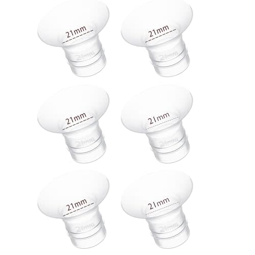21mm Flange Insert 6PC, Compatible with 21mm Flange Spectra/Flange Inserts for Spectra Flange 21mm/Momcozy Wearable Breast Pump Flange Insert/Medela Flange 21mm/Elvie/Willow/TSRETE