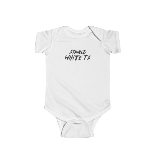 Stained White T's - Onesie – ElderEmo.com
