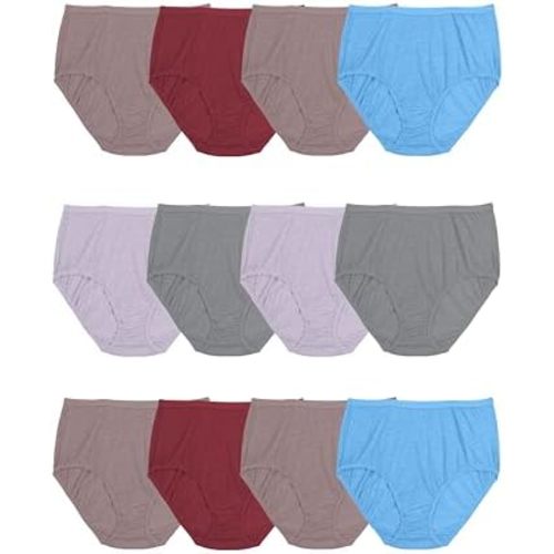 Fruit of the Loom Women's Beyondsoft Underwear, Super Soft Designed with Comfort in Mind, Available in Plus Size