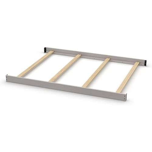 Full-Size Conversion Kit Bed Rails for Baby Cache Convertible Cribs - Solid Wood Rail - Toddler and Adult Bed Rail for Full-Size Beds - Essential Nursery & Baby Furniture (Ash Gray)