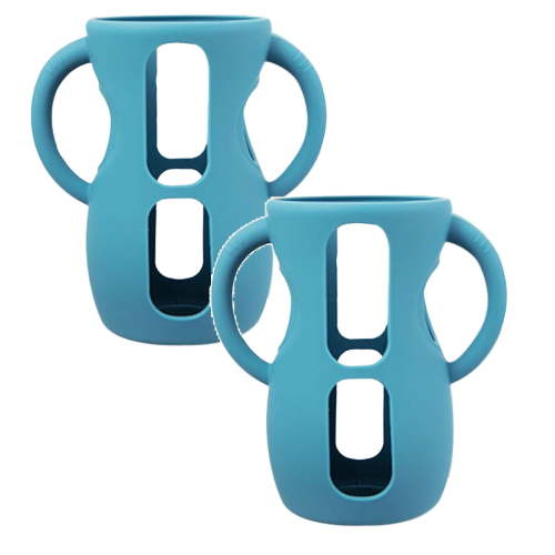2Pcs 240Ml Silicone Sleeves With Handles For Aventnatural Natural Glass Baby Bottle Antibreakage Baby Bottles Holder Compatible With Philipsavent Anticolic Baby Bottles 8 Oz Glass&Bottle