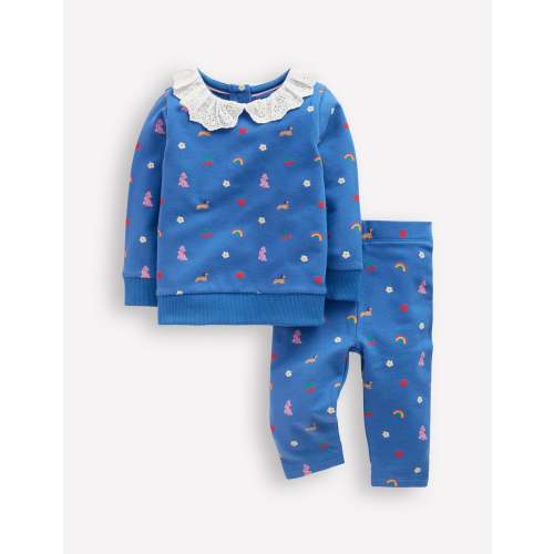Sweatshirt Play Set-Blue Paris Print