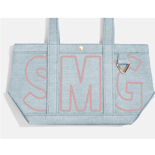 Custom Alpha Tote - Blue Denim