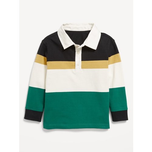 Oversized Long-Sleeve Rugby Shirt for Toddler Boys