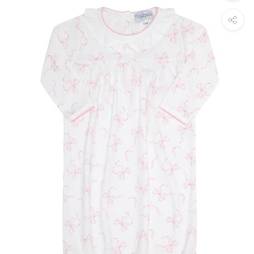 Charming Bows Print Gown