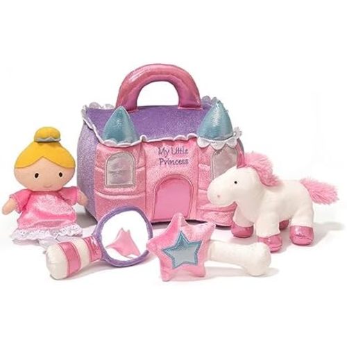 GUND Baby Princess Castle 5-Piece Sensory Plush Toy Playset for Babies