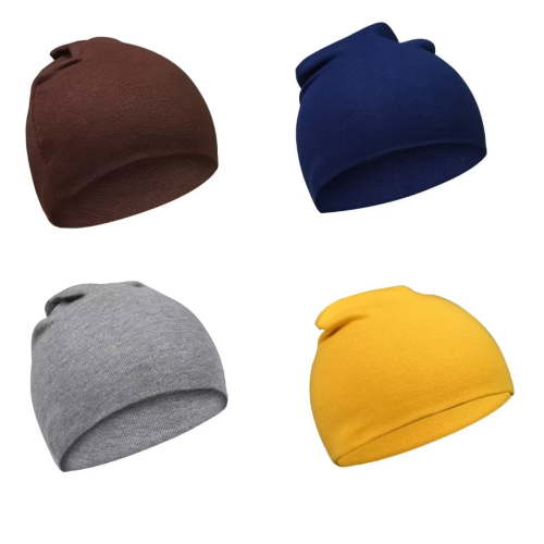 Tphon Baby Beanie, Soft Knit Hat for Newborns and Toddlers, 4 Pack, 0-24 Months