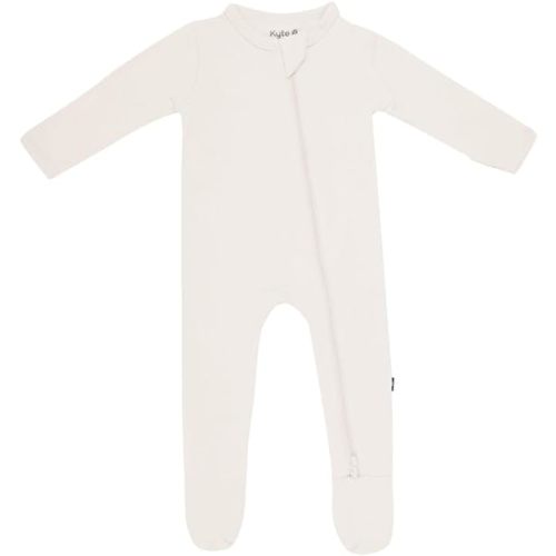 KYTE BABY Infant and Toddler Dual Zipper Footie, Ultra-Soft Rayon Made From Bamboo Sleeper, Boys and Girls Pajamas