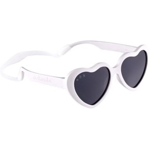 ROSHAMBO Eyewear Heart Sunglasses - Unbreakable Italian Made Eyewear with Strap - BPA-Free Polarized UV Protection