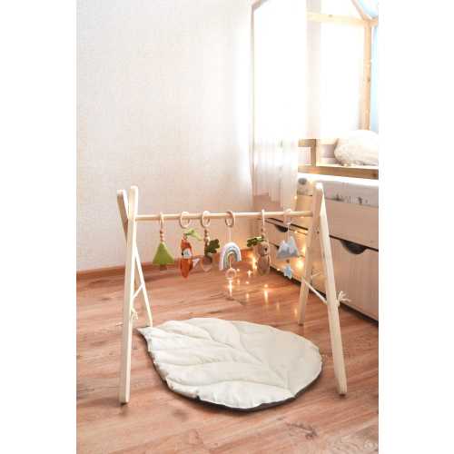 Baby Play Gym ,  Natural Wood Play Gym for Baby , Woodland Baby Gym , Wooden Activity Gym , Baby Christmas gift