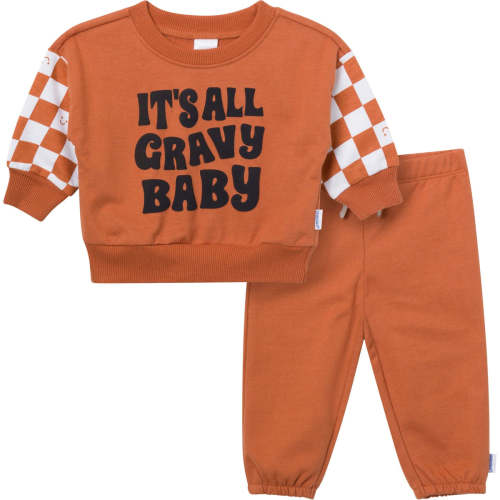 2-Piece Baby Boys It'S All Gravy Sweatshirt Set – Gerber Childrenswear