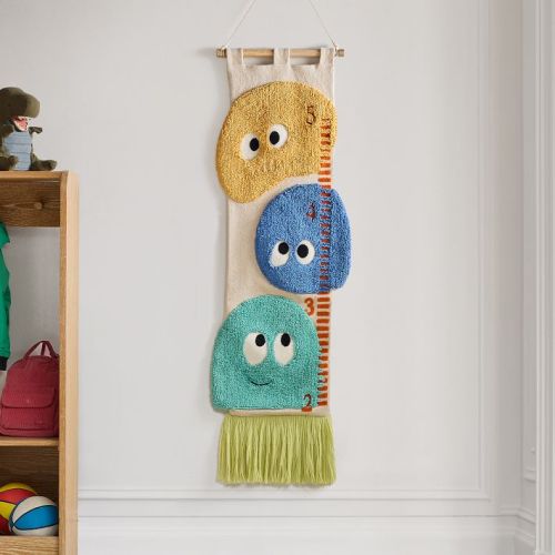 Monsters Wall Hanging Height Chart