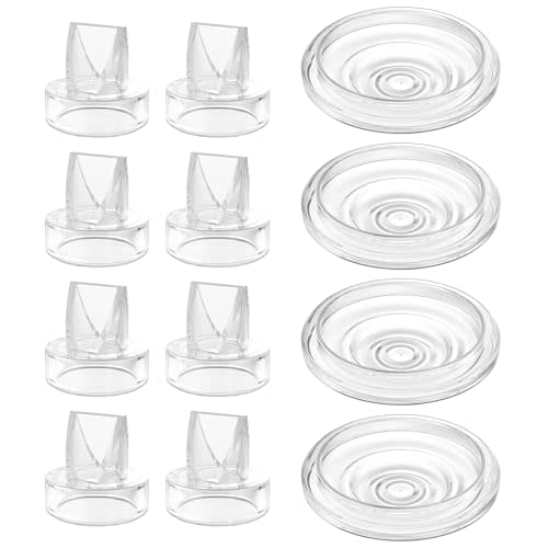 12 Pack S9 Pro / S12 Pro / S9 / S12 Duckbill Valve Silicone Diaphragm, Compatible with momcozy Breastpump, Electric Breast Pump Replacement Parts Accessories