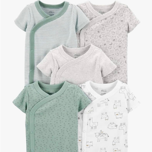 Simple Joys by Carter's unisex-baby 5-pack Side Snap Short-sleeve Bodysuit