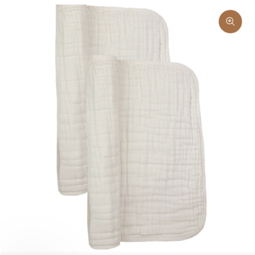 Cloud Muslin™ Burp Cloth 2 Pack - Grey