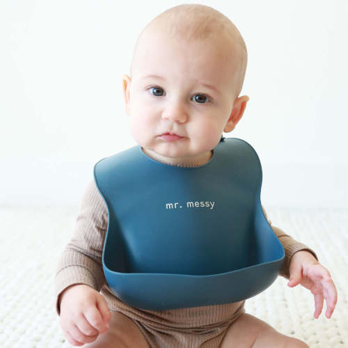 Silicone Baby Bib | Mr. Messy