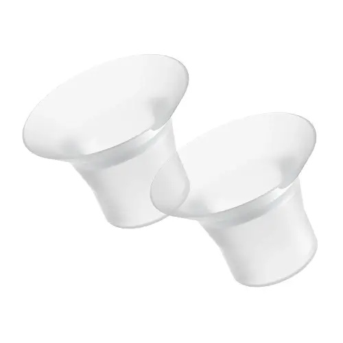 Paruu P10 Flange Insert 19mm, Original Breast Pump Parts, Wearable Breast Pump Replacement Accessories, 2 Pack