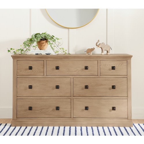 Charlie 7-Drawer Dresser (58w x 20d") Seadrift