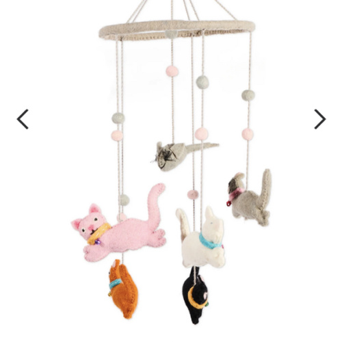 Meow Baby Felted Wool Mobile – Kip&Co