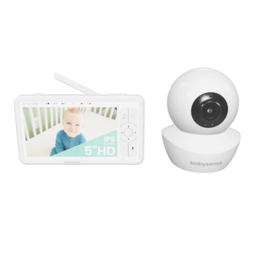 Babysense HD S2: Video Baby Monitor with 2 Cameras, Non Wifi, Split Sc