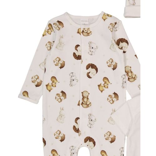 Off White Baby Cotton 4 Piece Starter Pack | Best&Less™ Online