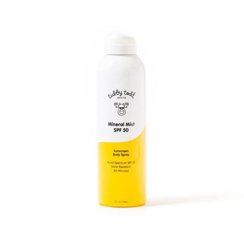 Tubby Todd Mineral Sunscreen Mist - SPF 50 - 6 fl oz: Whole Body, Zinc Oxide, Unscented