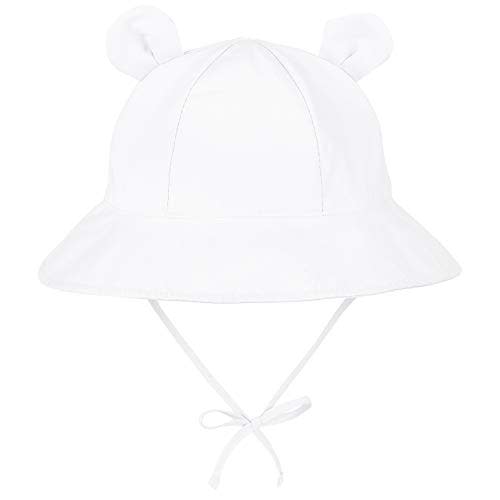Zando Baby Toddler Sun Bucket Hats Wide Brim Beach Hats Infants Girls Cap Sun Protection Summer Kid Hat