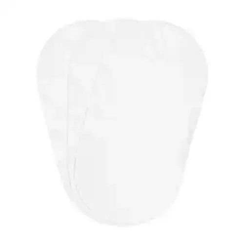 Boppy Changing Pad Liners, Pack of 3, White, Soft Terrycloth with Waterproof Backing Makes Wiggly Diaper Changes Easier and Comfy, for Quicker Cleanup of Changing Pads, Machine Washable and Dryable