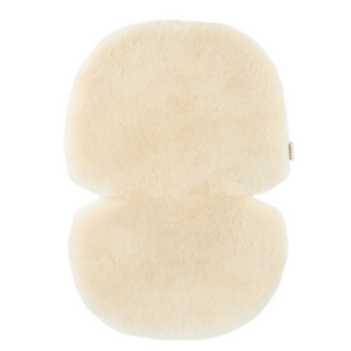 BINIBAMBA Milk Sheepskin Buggy Liner for Prams
