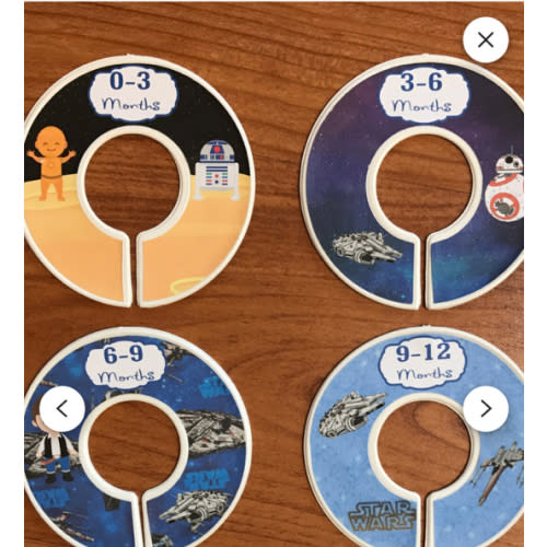 Star Wars or HP wizard closet dividers,