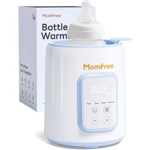 Bottle Warmer, 8-in-1 Fast Baby Bottle Warmer for Breastmilk and Formula,Milk Warmer with Accurate Temperature Control and Automatic Shut-Off,Multifunctional Bottle Warmers for All Bottles(Blue)