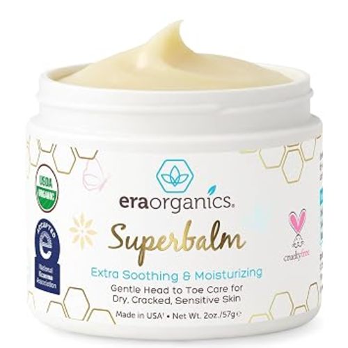 Superbalm USDA Organic Healing Ointment for Baby Eczema & Cradle Cap - 2oz