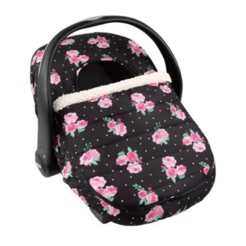 Car Seat Cover, Winter Carseat, Canopy Car Seat Cover Baby Girls, Floral Rose