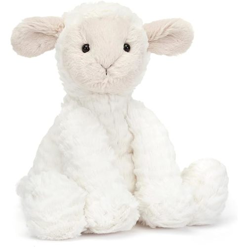 Jellycat Fuddlewuddle Lamb Stuffed Animal, Medium 9 inches - Lamp and Sheep Plush Toy - Classic Children's Gift