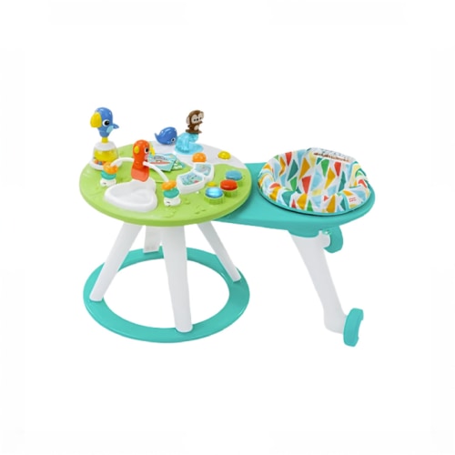 Bright Starts Around We Go 2-In-1 Activity Center, Tropical Cool