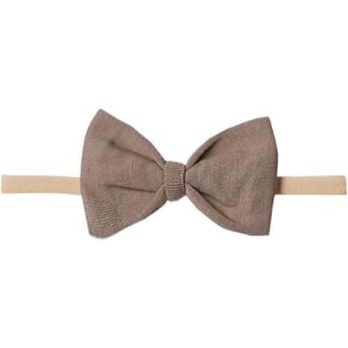 Copper Pearl Baby Bows: Stylish Headbands for Baby Girls, Premium Soft and Stretchy Baby Headbands, Perfect for Newborns, Trendy Designs - Gobi
