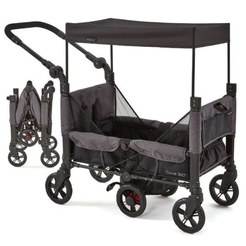 Contours Curve 360 Stroller Wagon - Black
