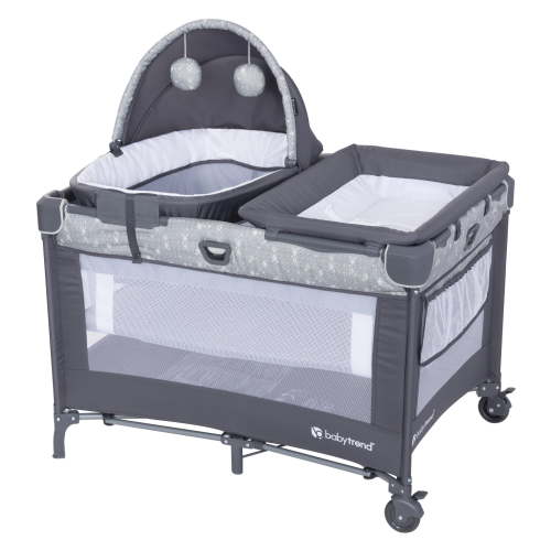Baby Trend Nursery Den Playard with Snooze Pod and Flip Over Changer