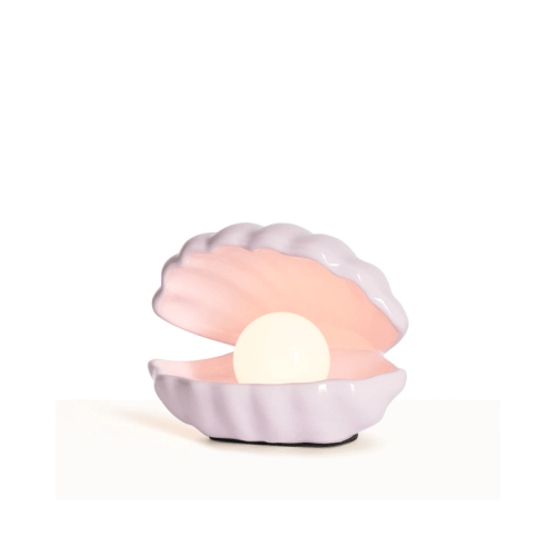 Clam Shell Lamp - Lilac