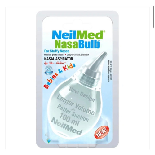 NeilMed NasaBulb Silicone Nasal Aspirator Large 100mL