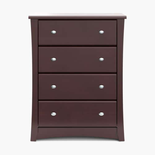 Crescent 4 Drawer Chest - Espresso