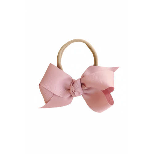 Ribbon Bow Headband | Vintage Rose
