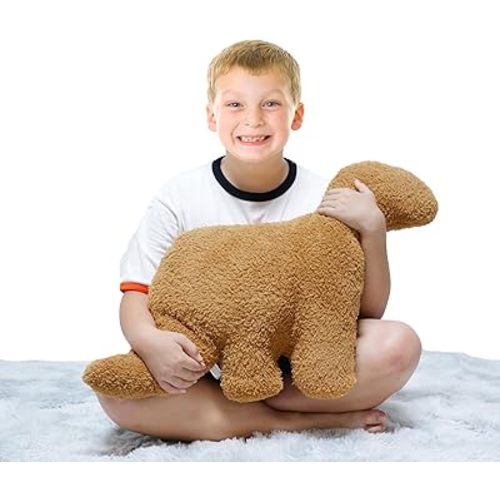 Dino Nugget Pillow, Large 24 Inch Dino Chicken Nuggets Plush Stuffed Animal Gift for Kids Adults Girlfriend Christmas