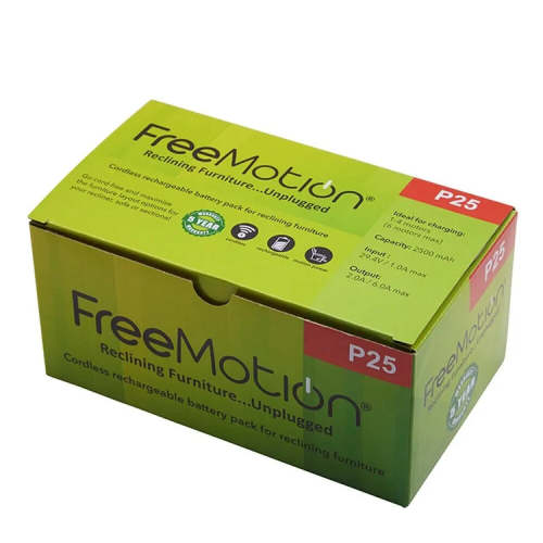 FreeMotion 2500 mAh Battery Power Recliner Rechargeable Battery Pack, for Sofa Battery, Sectional Battery, Furniture Battery, with Power Supply