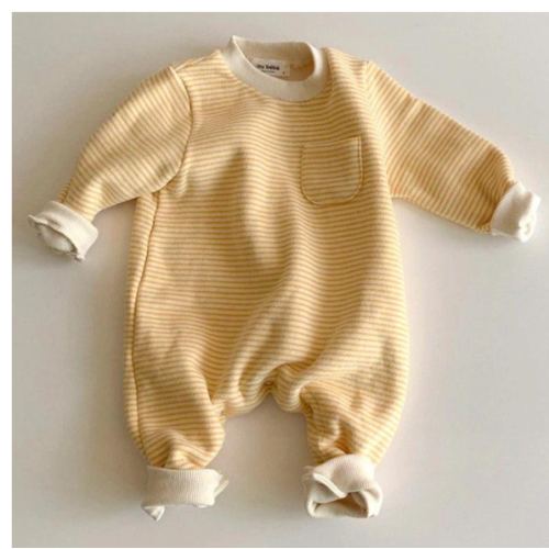 Striped Round Neck Onesie – Teeny Mini Me