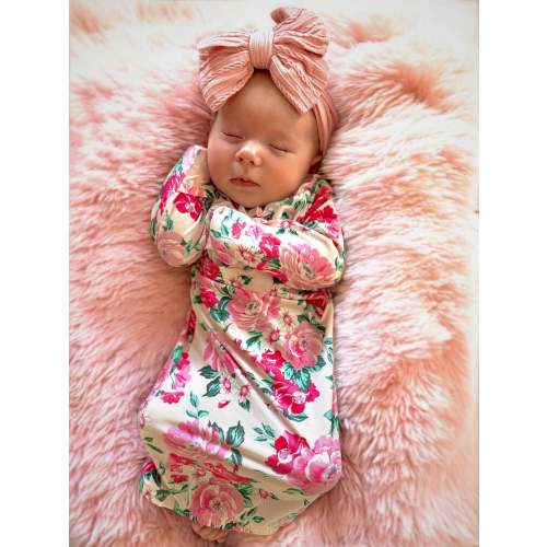 Kimono Gown, Pink Splendor